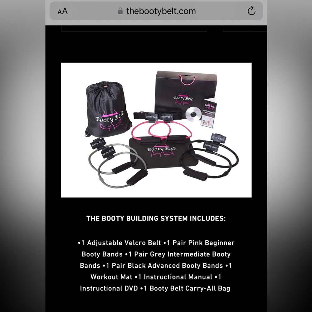 Booty belt kit system! Brand new in box